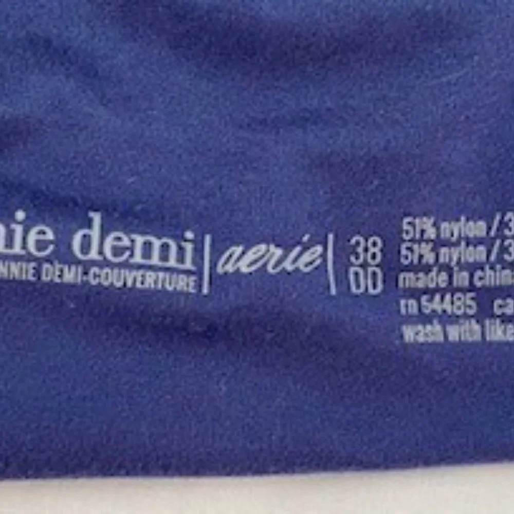 Aerie Navy Bra 38 DD - Picture 2 of 4